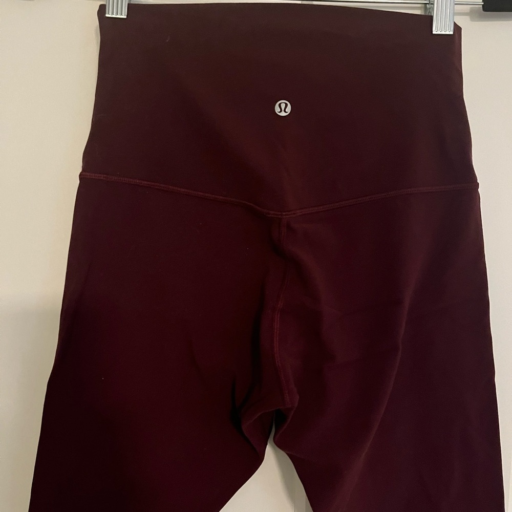 lululemon athletica Burgundy Athletic Shorts size 6